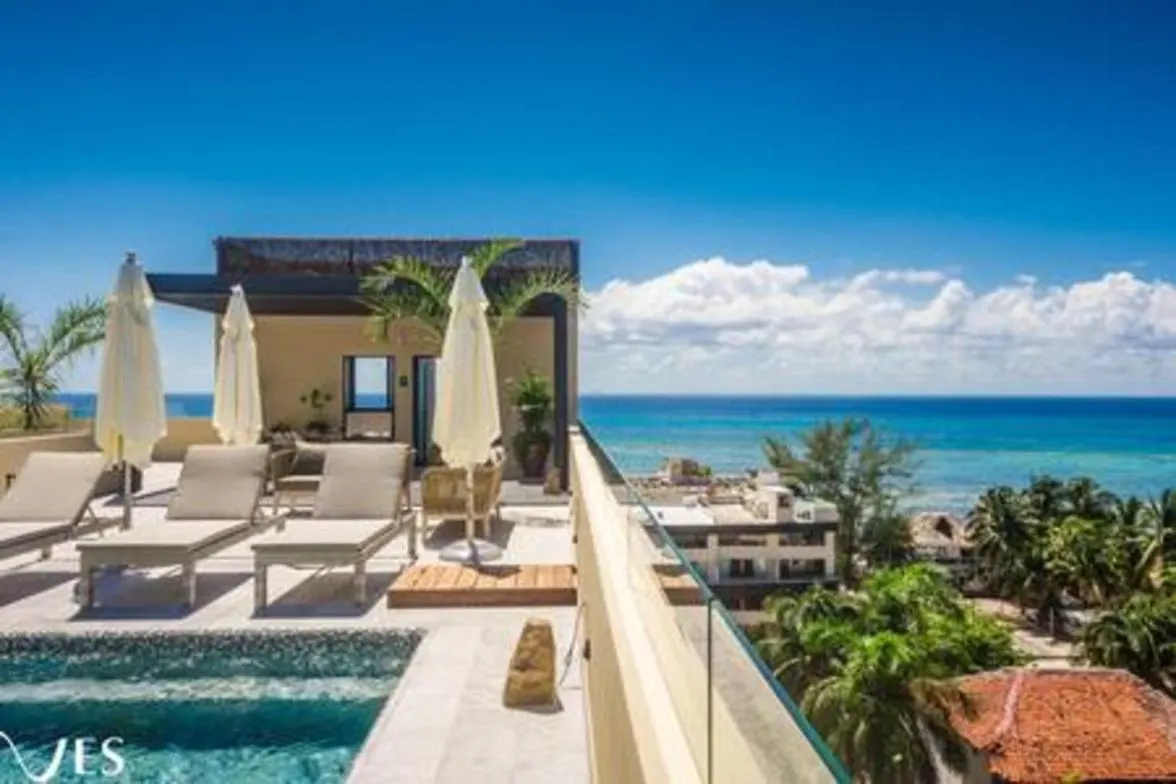 2 Br. With Rooftop Pool And Stunning Ocean View Playa del Carmen